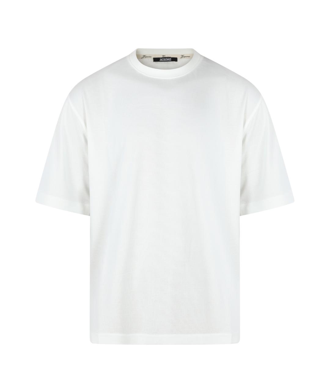 JACQUEMUS Белая футболка, фото 1