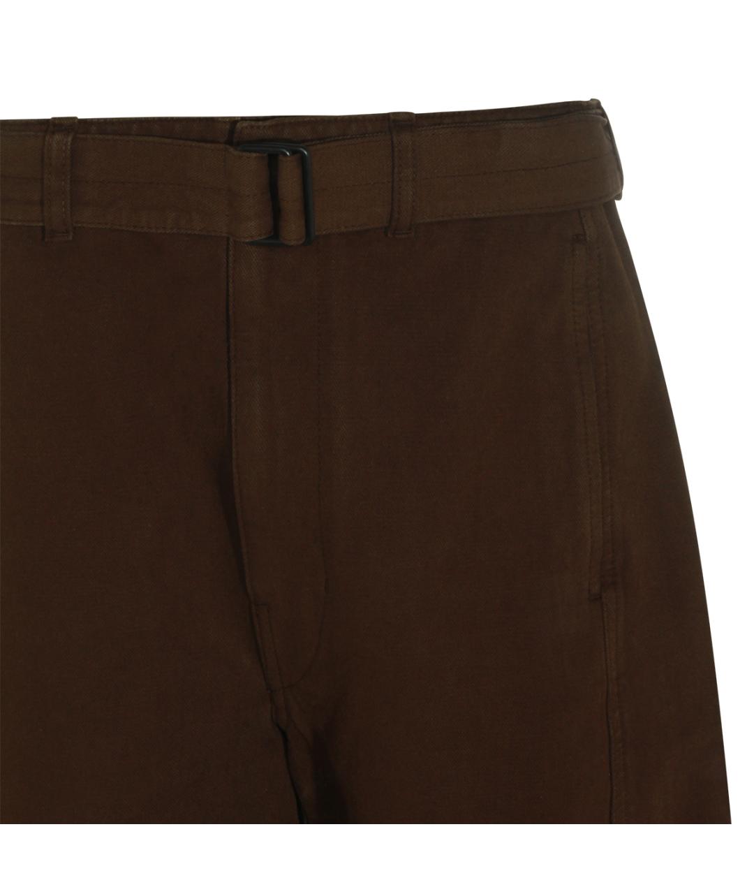 LEMAIRE Коричневые хлопковые прямые джинсы, фото 6