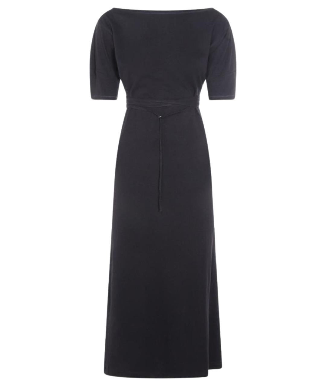 LEMAIRE Черное хлопковое повседневное платье, фото 1