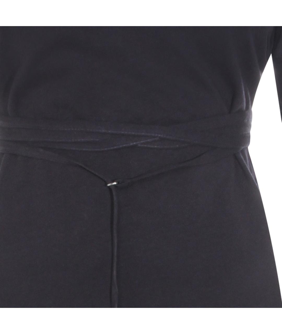 LEMAIRE Черное хлопковое повседневное платье, фото 5