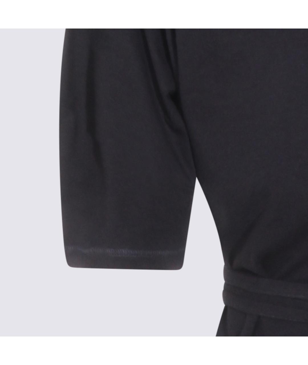 LEMAIRE Черное хлопковое повседневное платье, фото 8