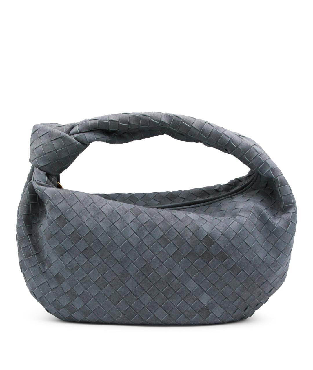 BOTTEGA VENETA Голубая замшевая сумка через плечо, фото 1