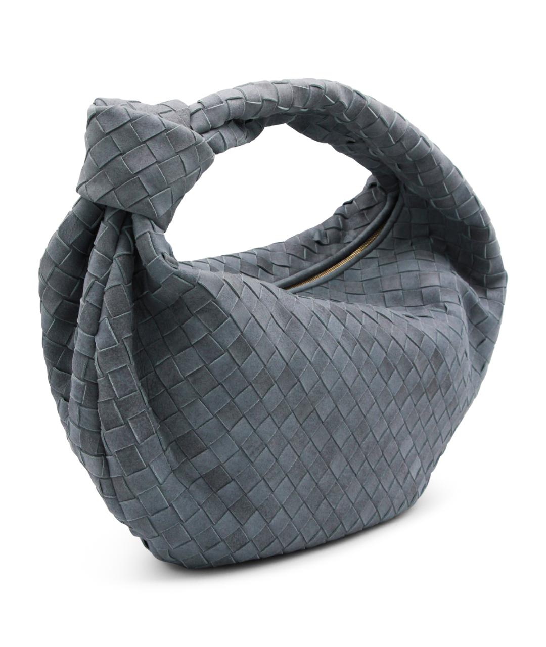 BOTTEGA VENETA Голубая замшевая сумка через плечо, фото 2