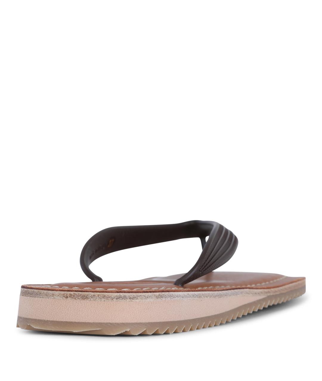 MIU MIU Коричневые шлепанцы, фото 3