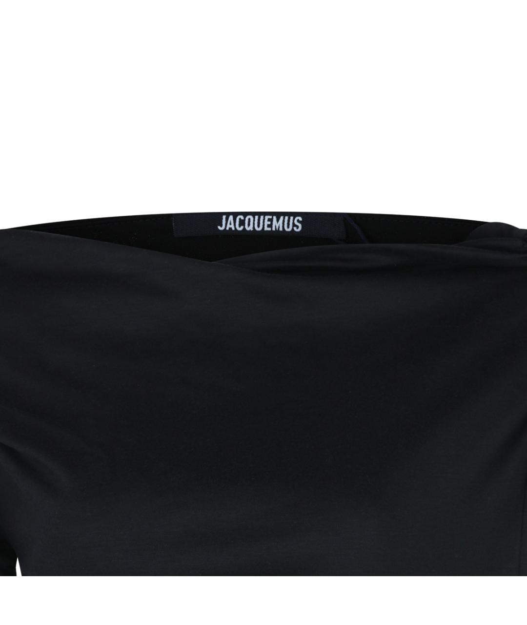 JACQUEMUS Черное вечернее платье, фото 3