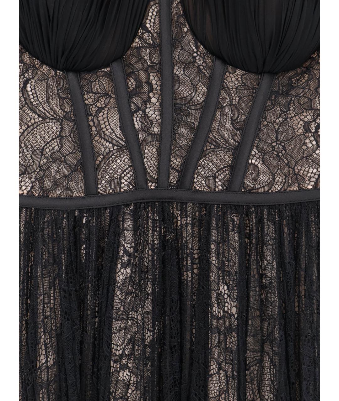 ELISABETTA FRANCHI Черное вечернее платье, фото 3