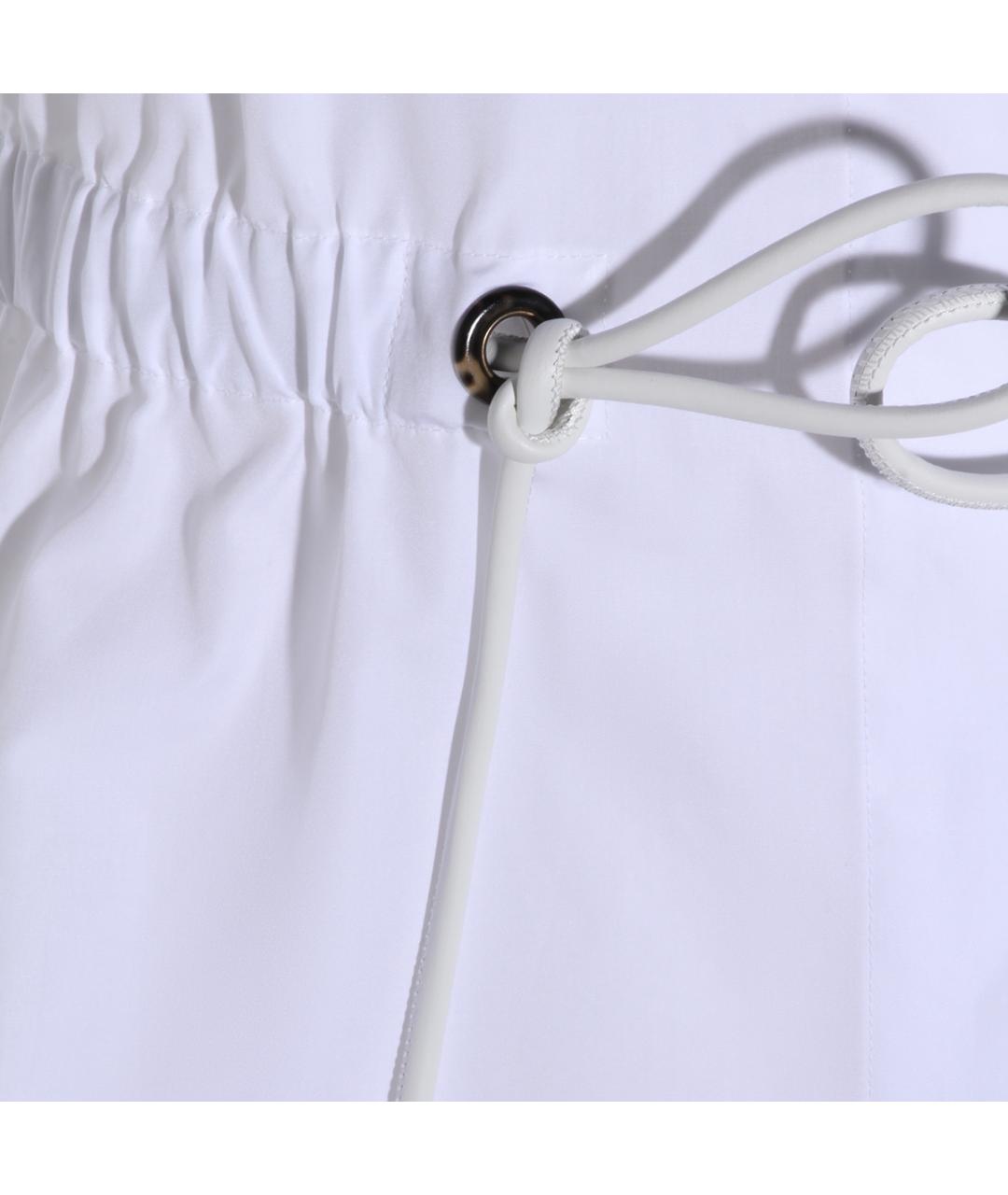 MAX MARA Белая хлопковая рубашка, фото 3