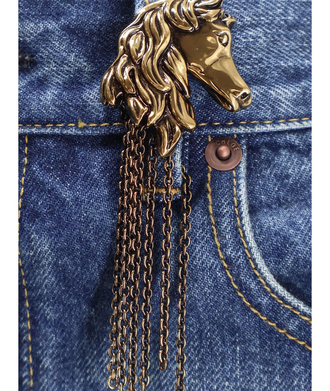 CHLOE Синие джинсы клеш, фото 3