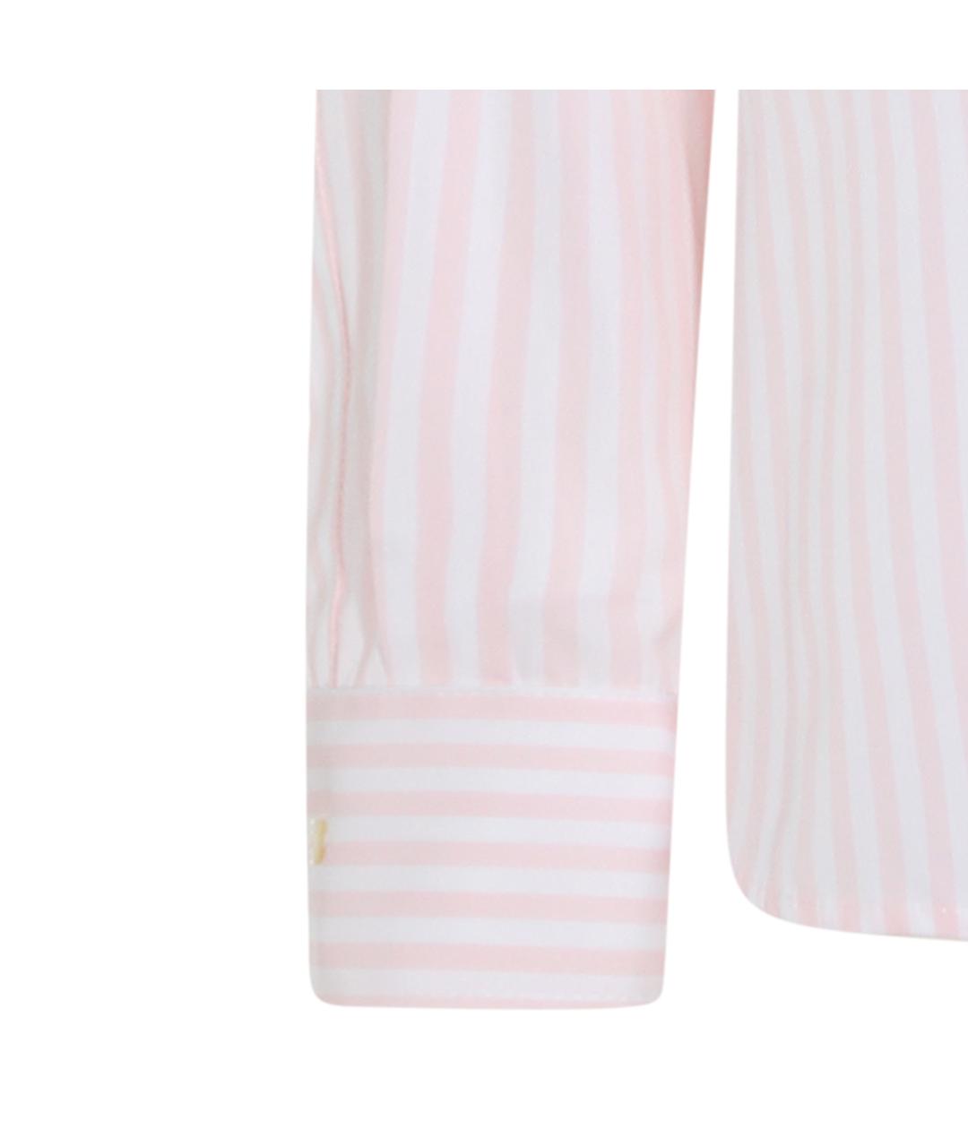 MAX MARA Розовая хлопковая рубашка, фото 3