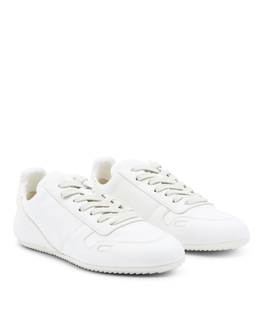 RICK OWENS Белые кожаные кроссовки, фото 2