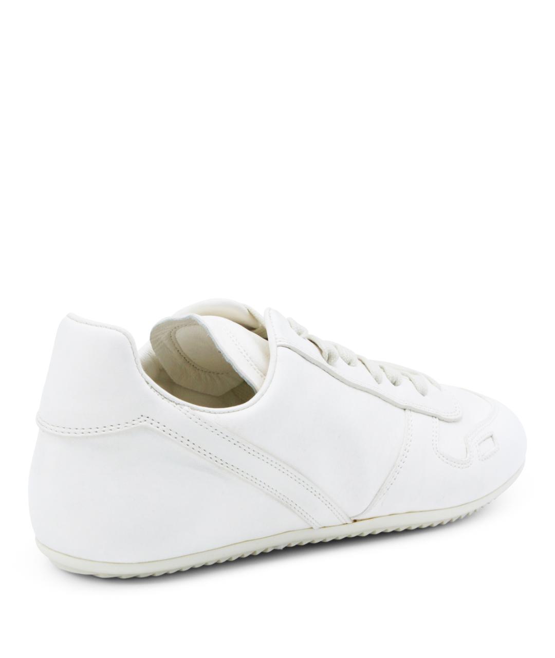 RICK OWENS Белые кожаные кроссовки, фото 3