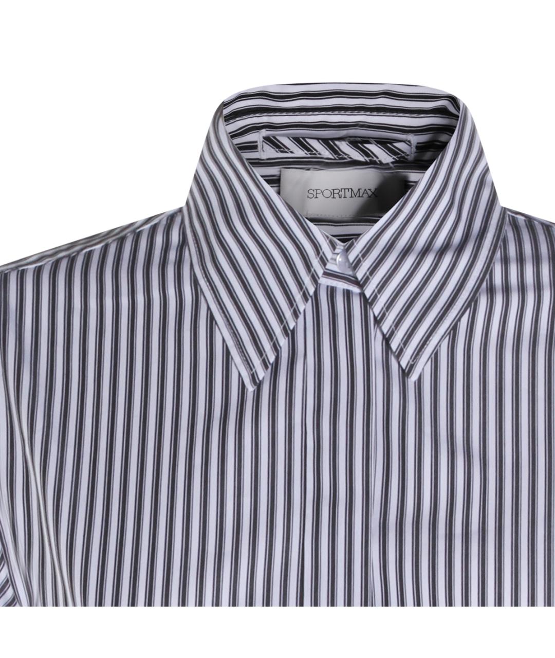 SPORTMAX Мульти хлопковая рубашка, фото 4