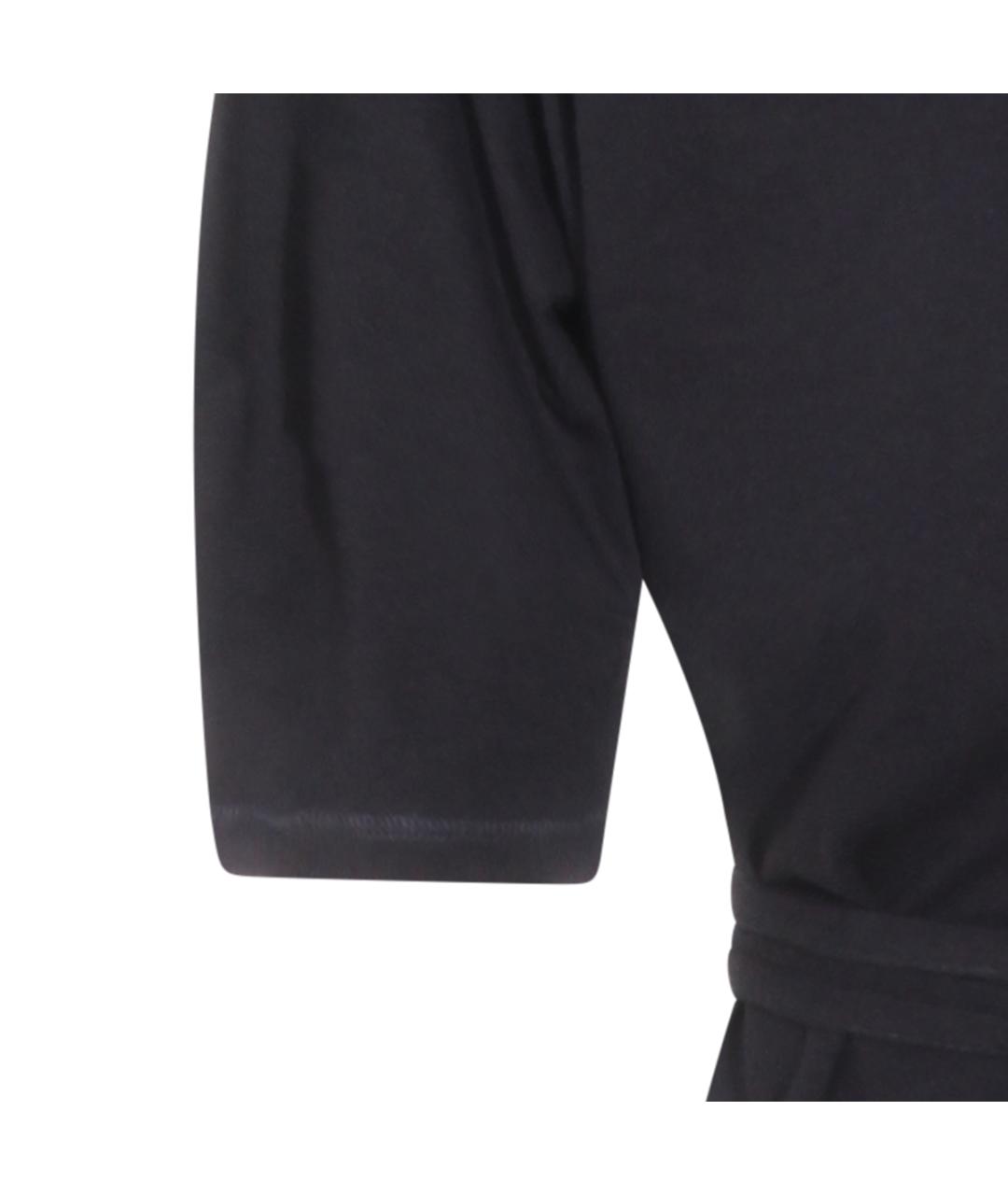 LEMAIRE Черное хлопковое повседневное платье, фото 4