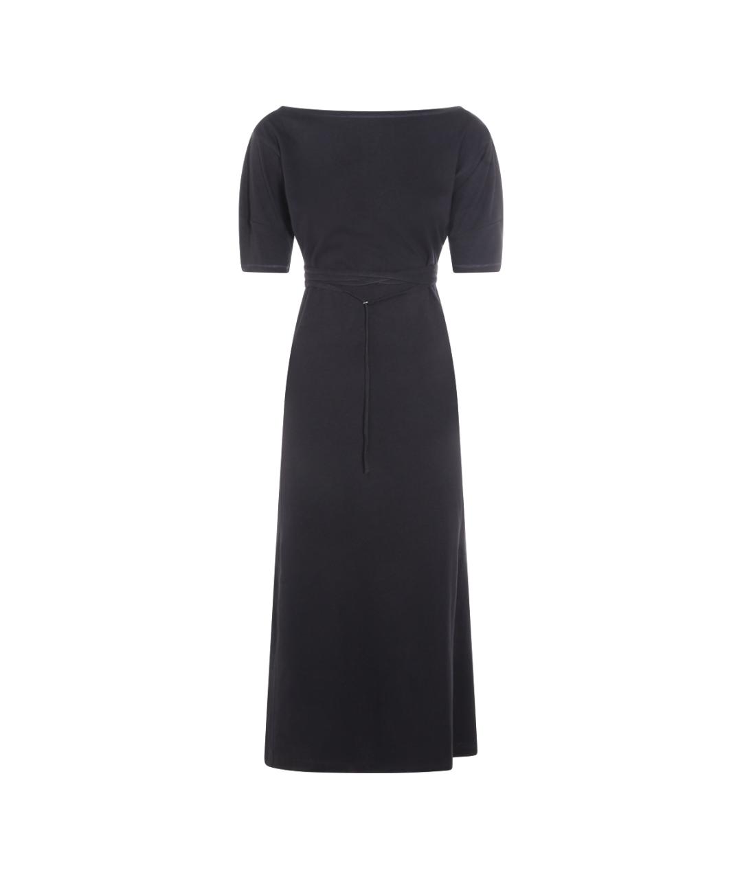 LEMAIRE Черное хлопковое повседневное платье, фото 1