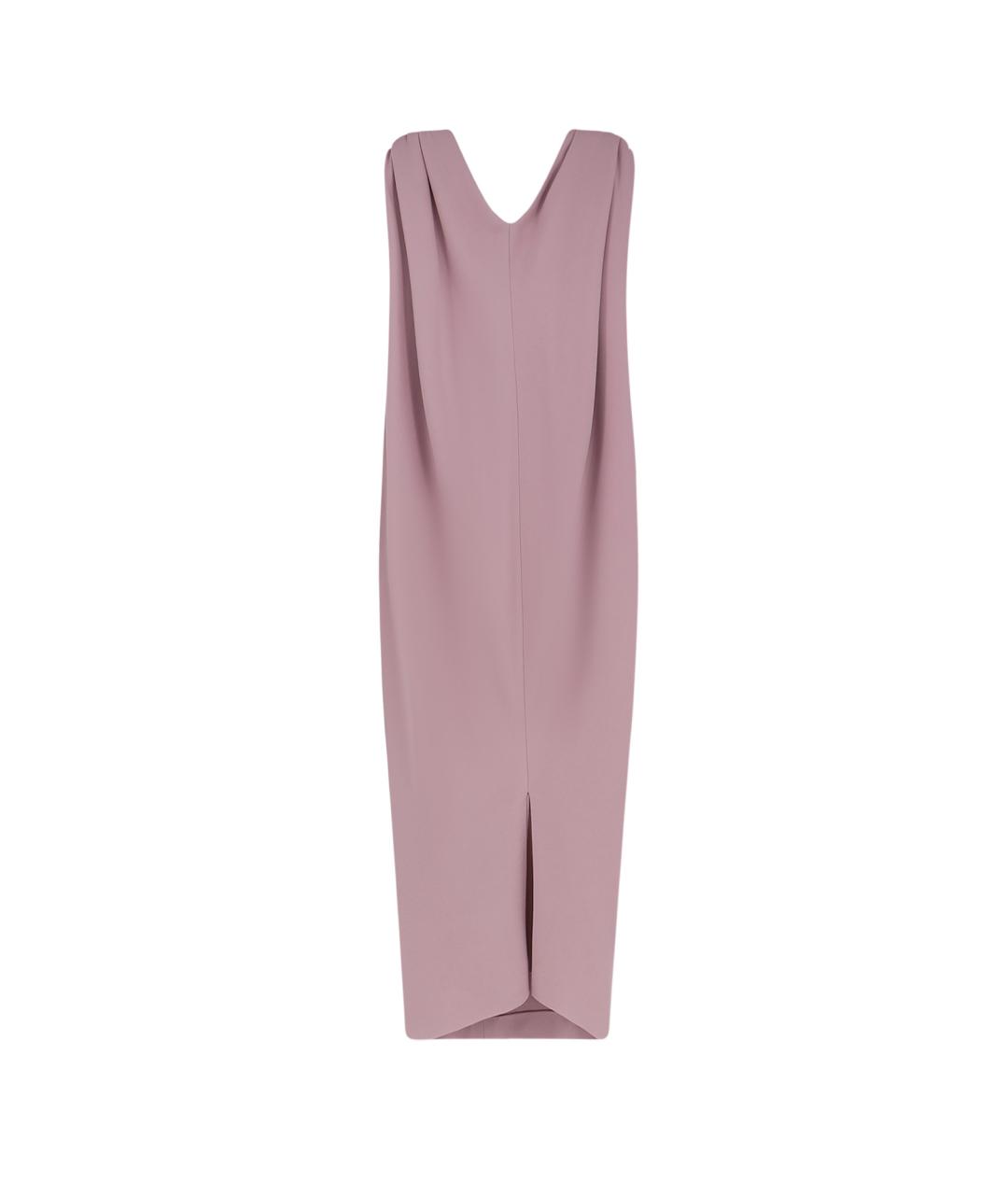 BALENCIAGA Розовое шелковое коктейльное платье, фото 2