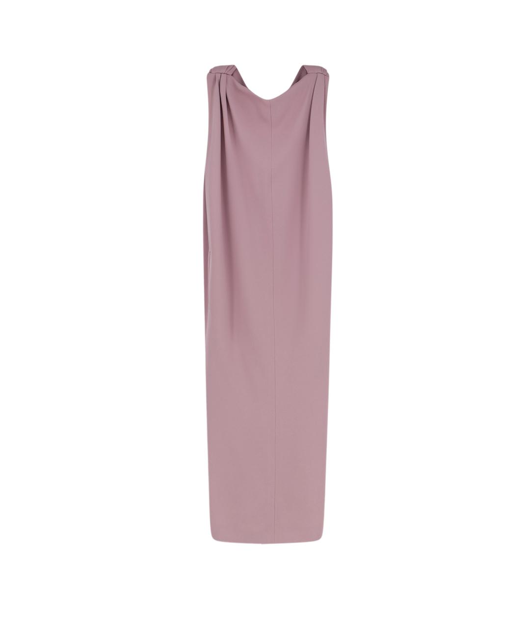 BALENCIAGA Розовое шелковое коктейльное платье, фото 1