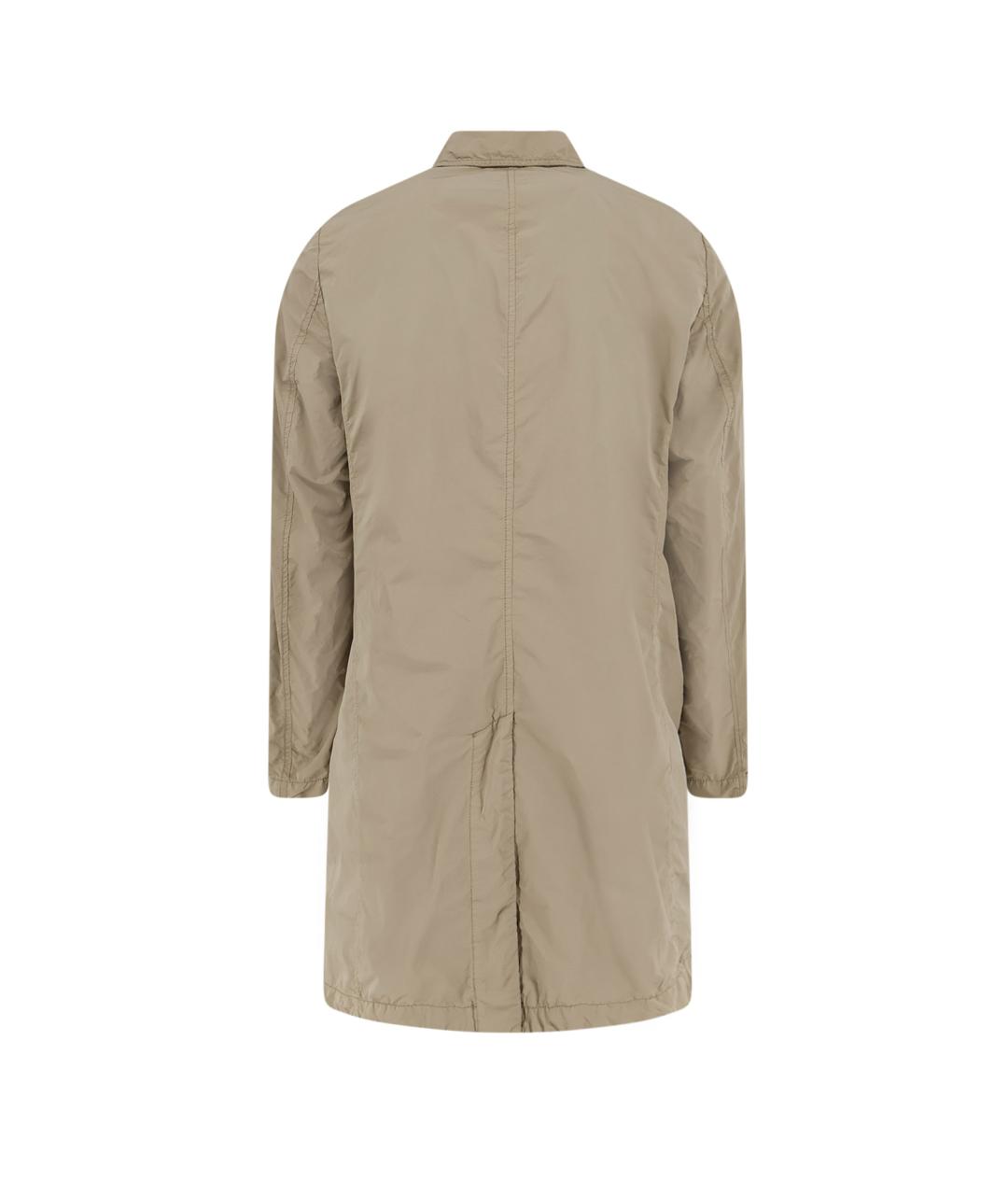 ASPESI Бежевый полиэстеровый тренч / плащ, фото 2