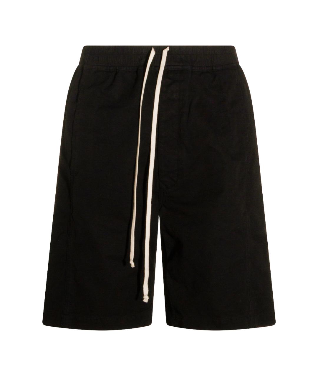 RICK OWENS DRKSHDW Черные хлопковые шорты, фото 1