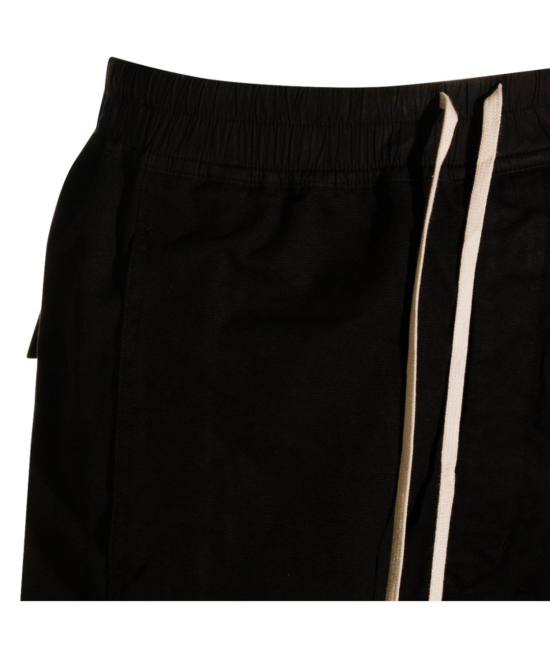 RICK OWENS DRKSHDW Черные хлопковые шорты, фото 3