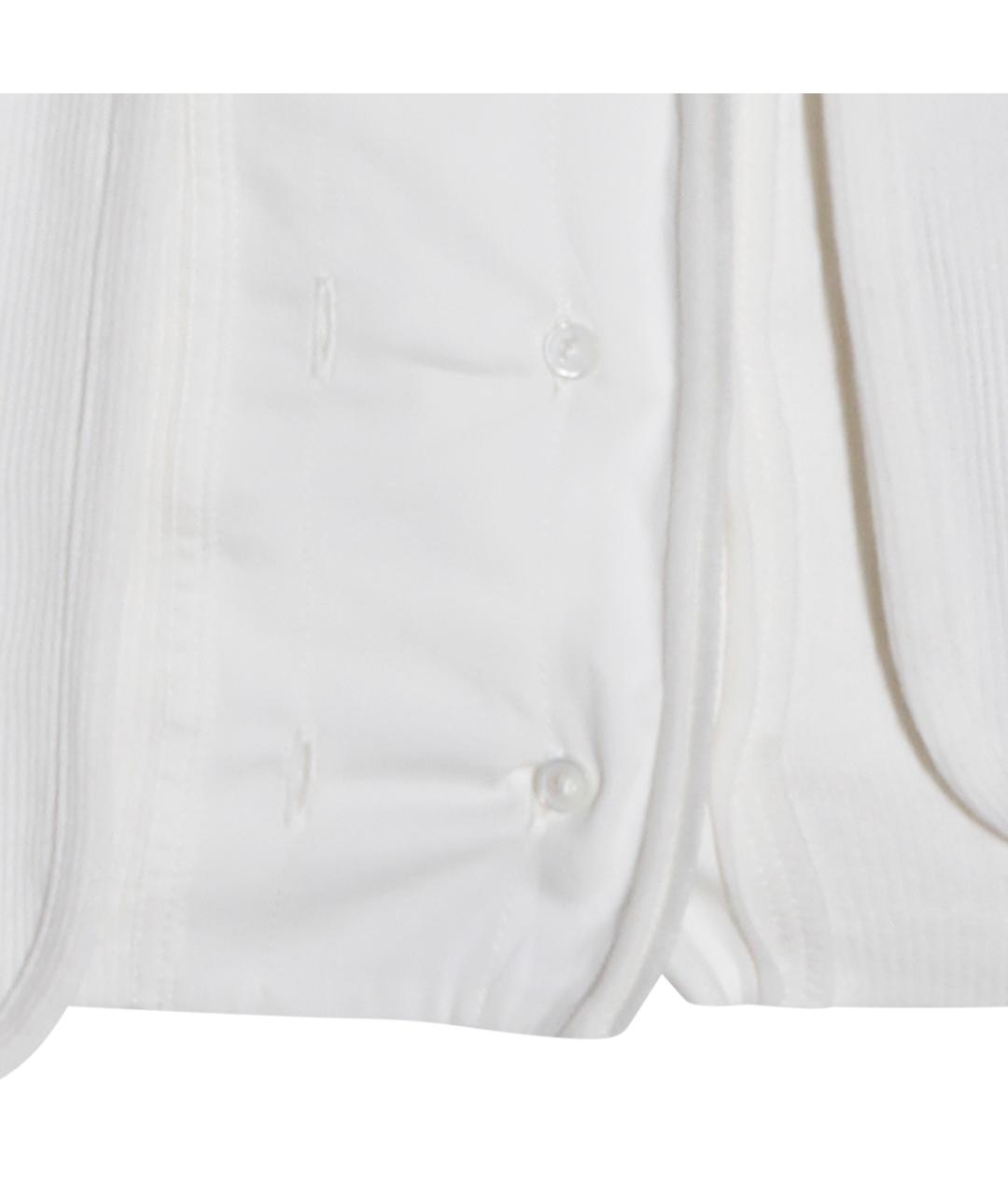 LEMAIRE Белая хлопковая блузы, фото 4