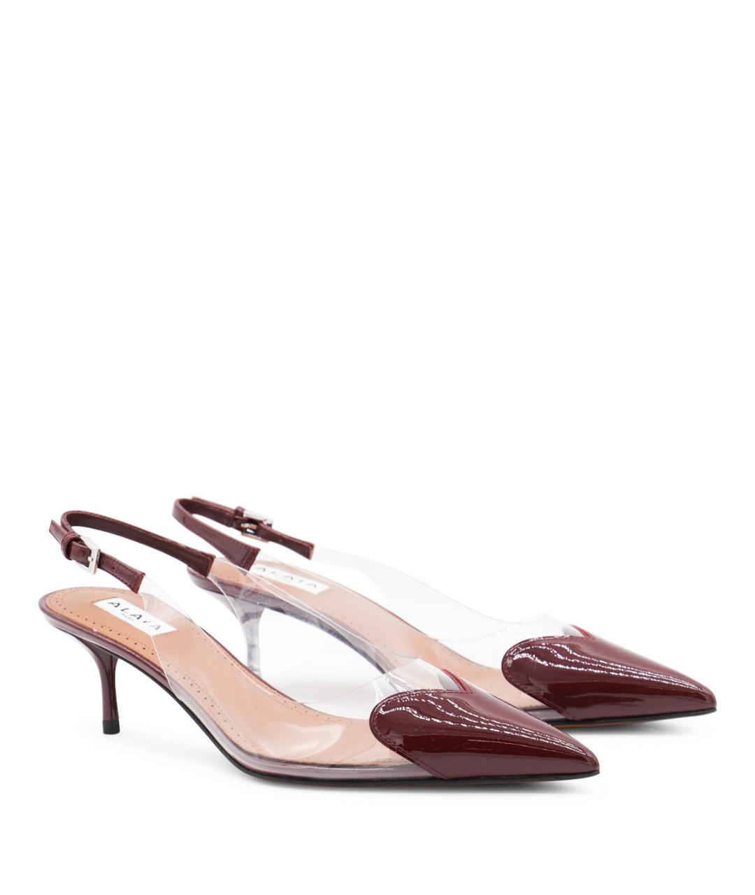 ALAIA Бордовые туфли, фото 2