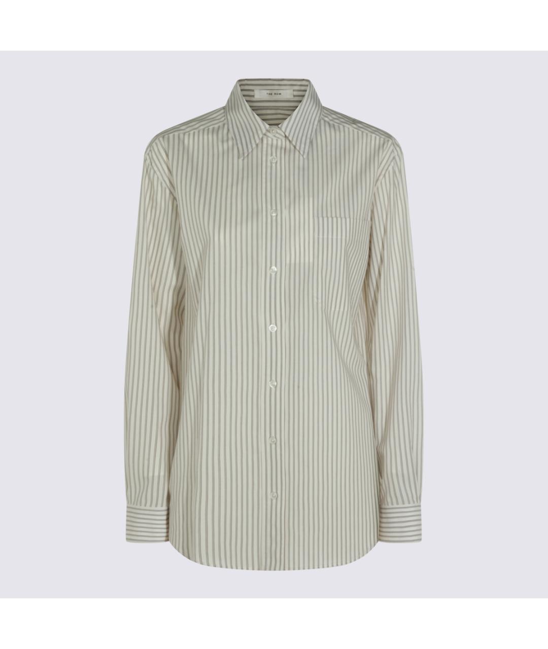 THE ROW Бежевая хлопковая рубашка, фото 5