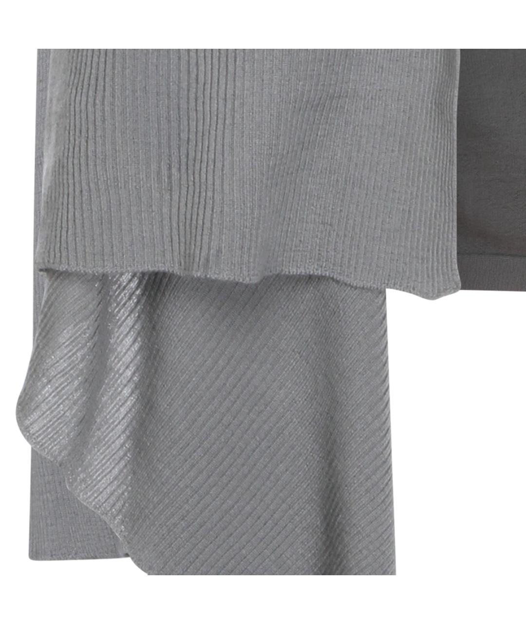 RICK OWENS Серый шерстяной кардиган, фото 4