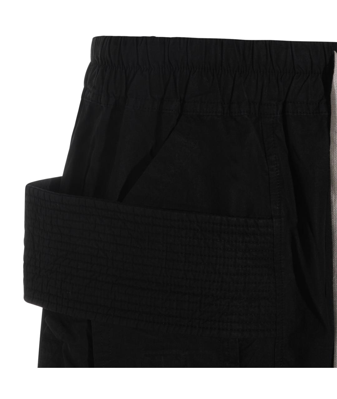 RICK OWENS DRKSHDW Черные хлопковые повседневные брюки, фото 3