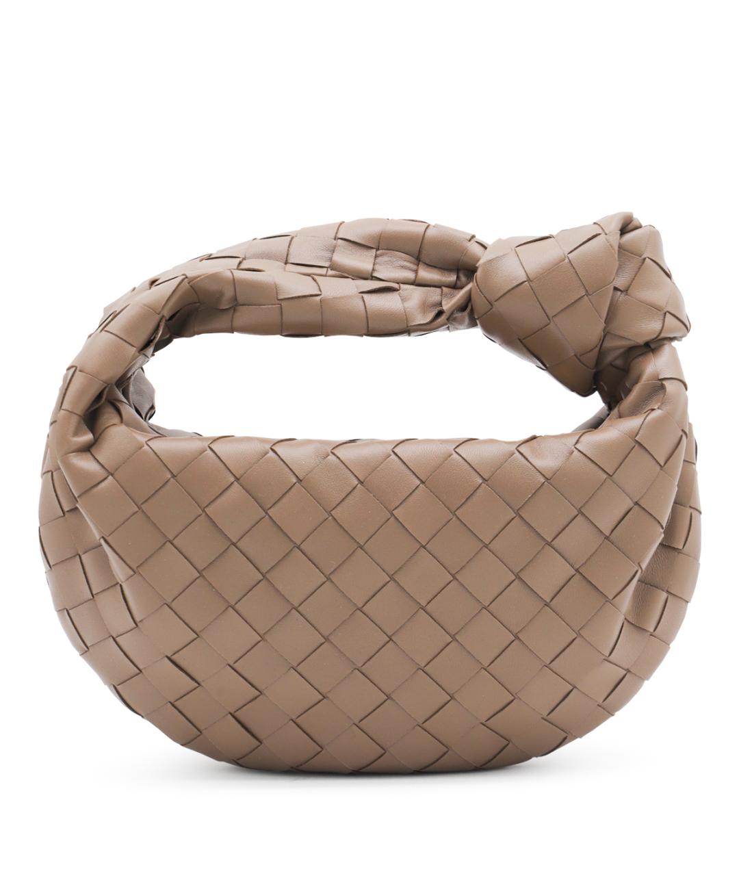 BOTTEGA VENETA Коричневая кожаная сумка через плечо, фото 3