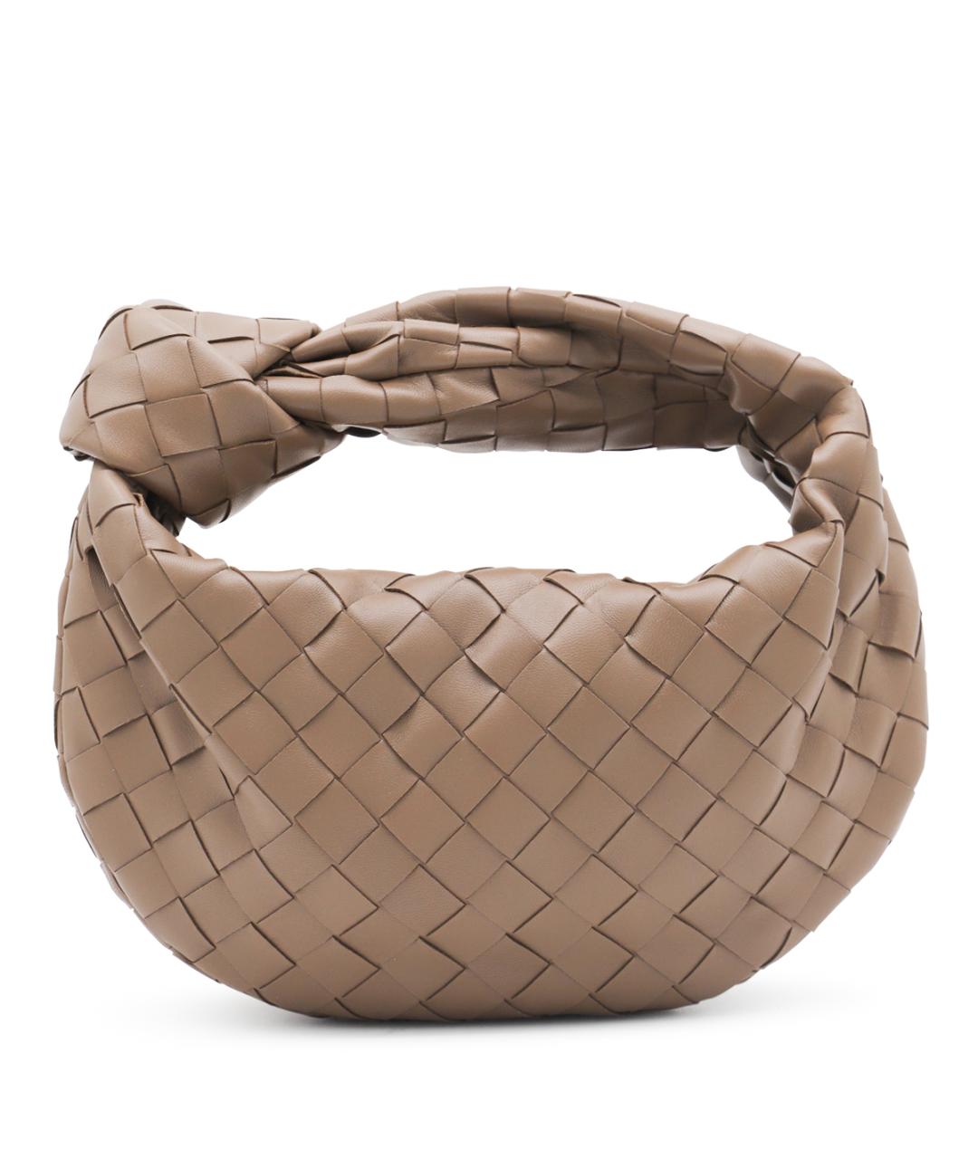 BOTTEGA VENETA Коричневая кожаная сумка через плечо, фото 1