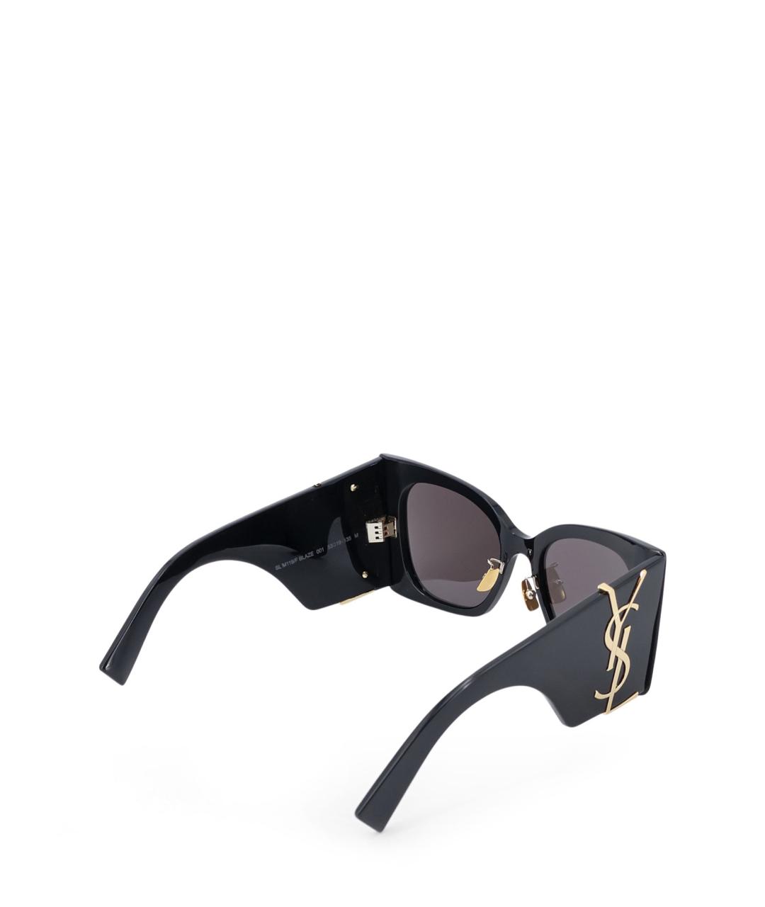 SAINT LAURENT Черные солнцезащитные очки, фото 3