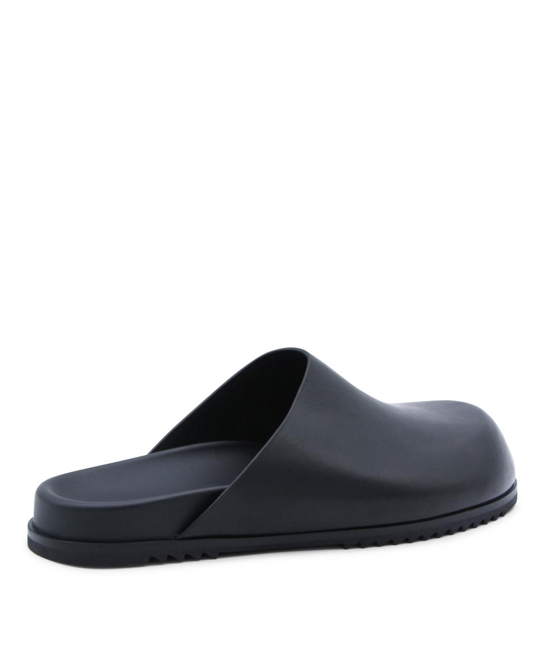 RICK OWENS Черные кожаные сандалии, фото 3