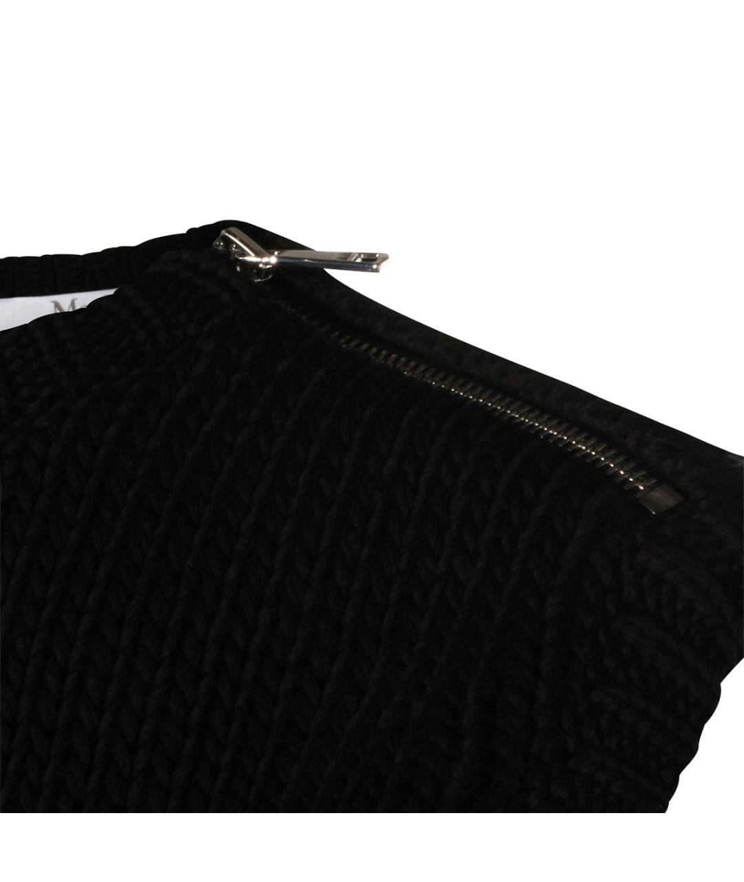 MAX MARA Черная хлопковая майка, фото 3