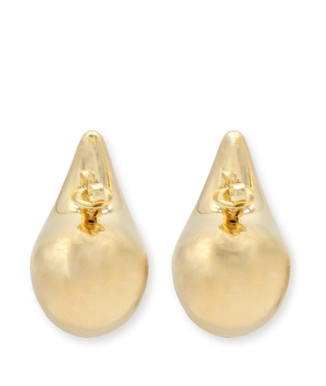 BOTTEGA VENETA Золотые серебряные серьги, фото 4