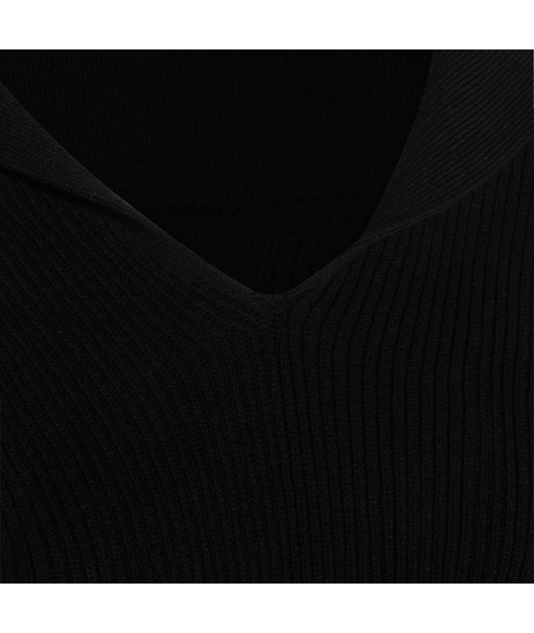 RICK OWENS Черный шерстяной джемпер / свитер, фото 4