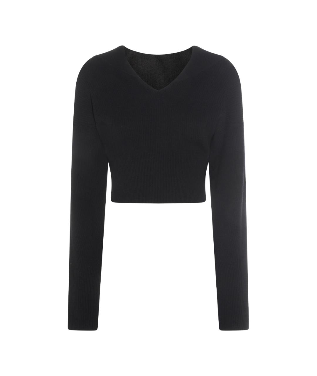 RICK OWENS Черный шерстяной джемпер / свитер, фото 1