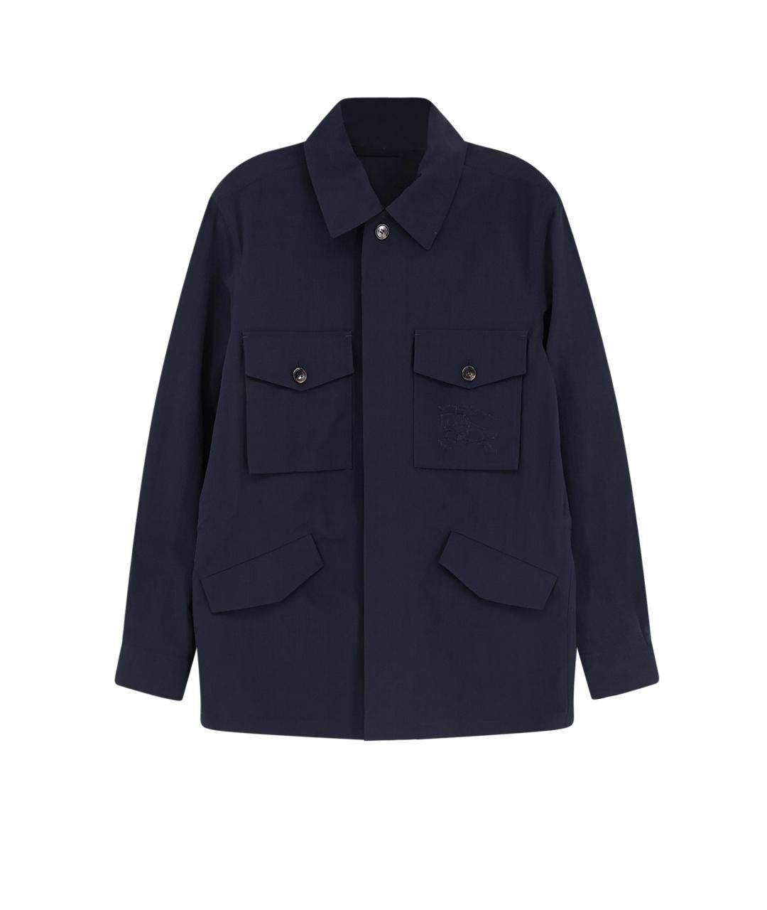 BURBERRY Синяя куртка, фото 1