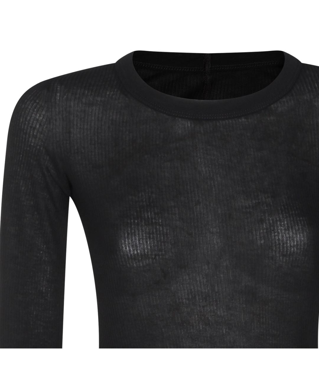 RICK OWENS Черный вискозный джемпер / свитер, фото 4