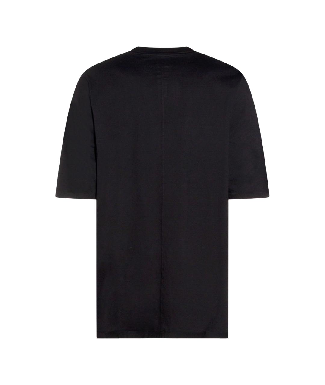 RICK OWENS DRKSHDW Черная хлопковая футболка, фото 2