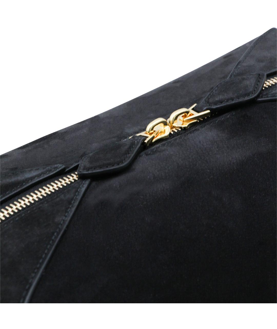 ALAIA Черная замшевая сумка через плечо, фото 4