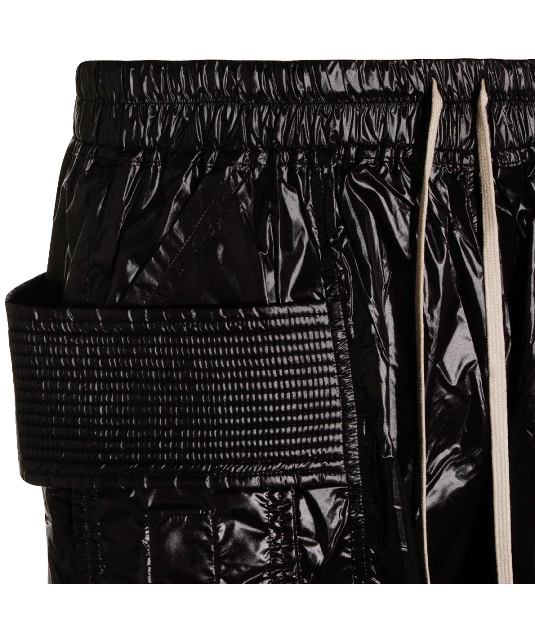 RICK OWENS DRKSHDW Черные хлопковые шорты, фото 3