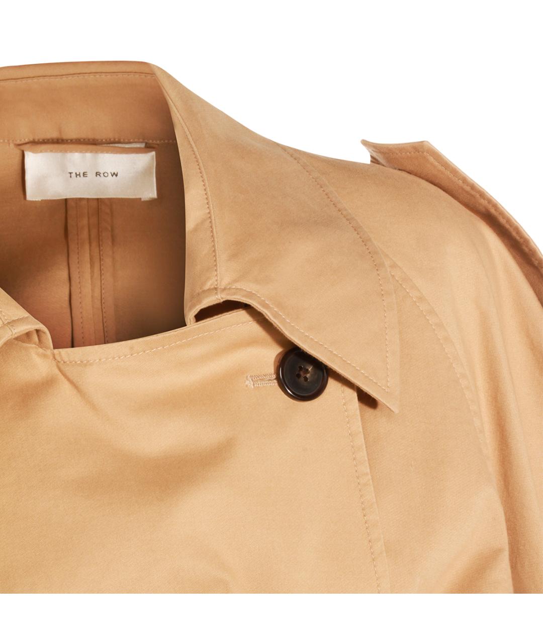 THE ROW Бежевый хлопковый тренч/плащ, фото 4