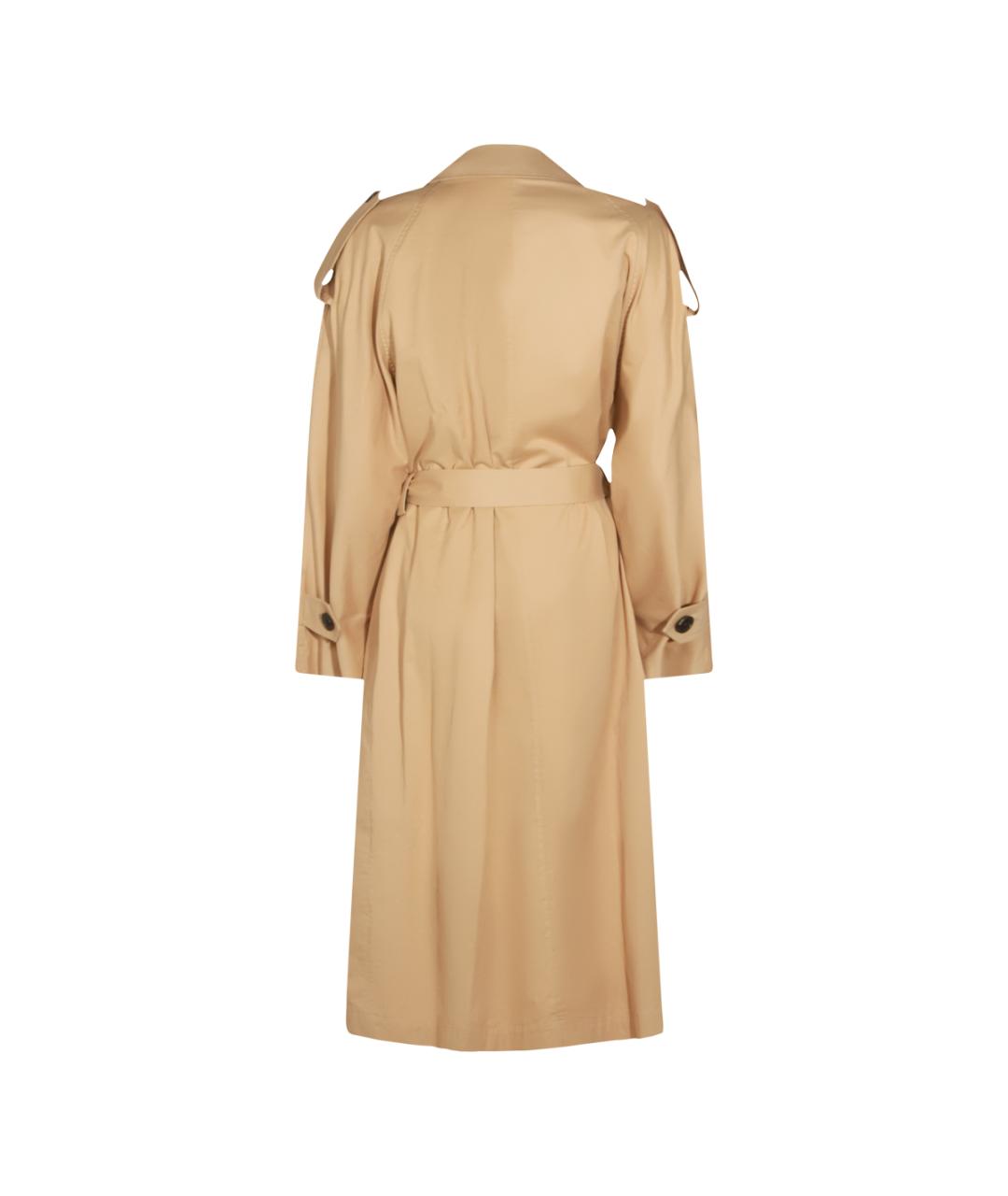 THE ROW Бежевый хлопковый тренч/плащ, фото 2