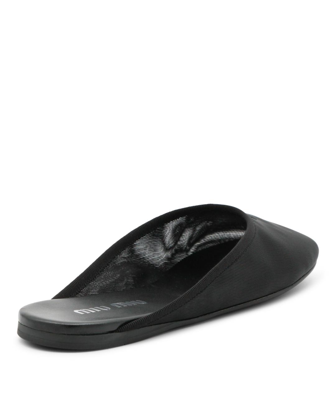 MIU MIU Черные босоножки, фото 3