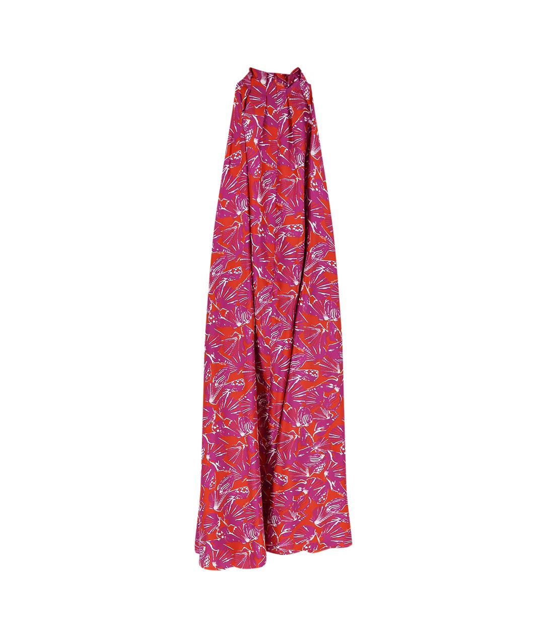 MAX MARA Мульти шелковое повседневное платье, фото 2