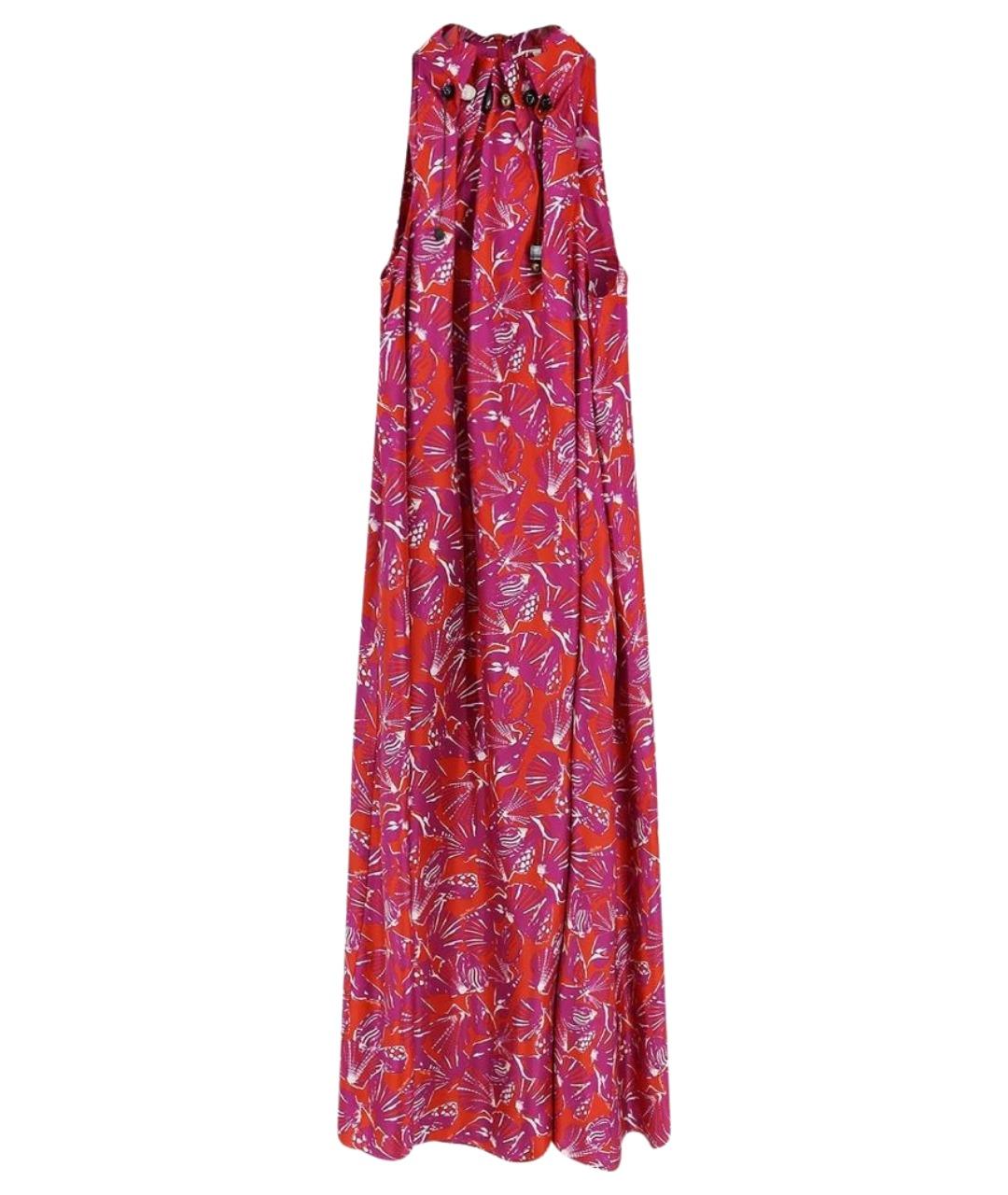 MAX MARA Мульти шелковое повседневное платье, фото 1