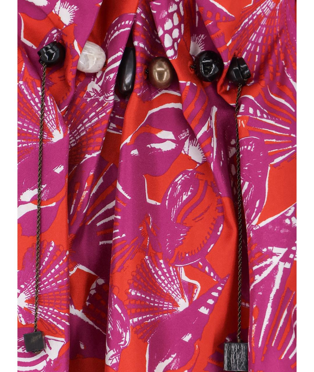 MAX MARA Мульти шелковое повседневное платье, фото 3