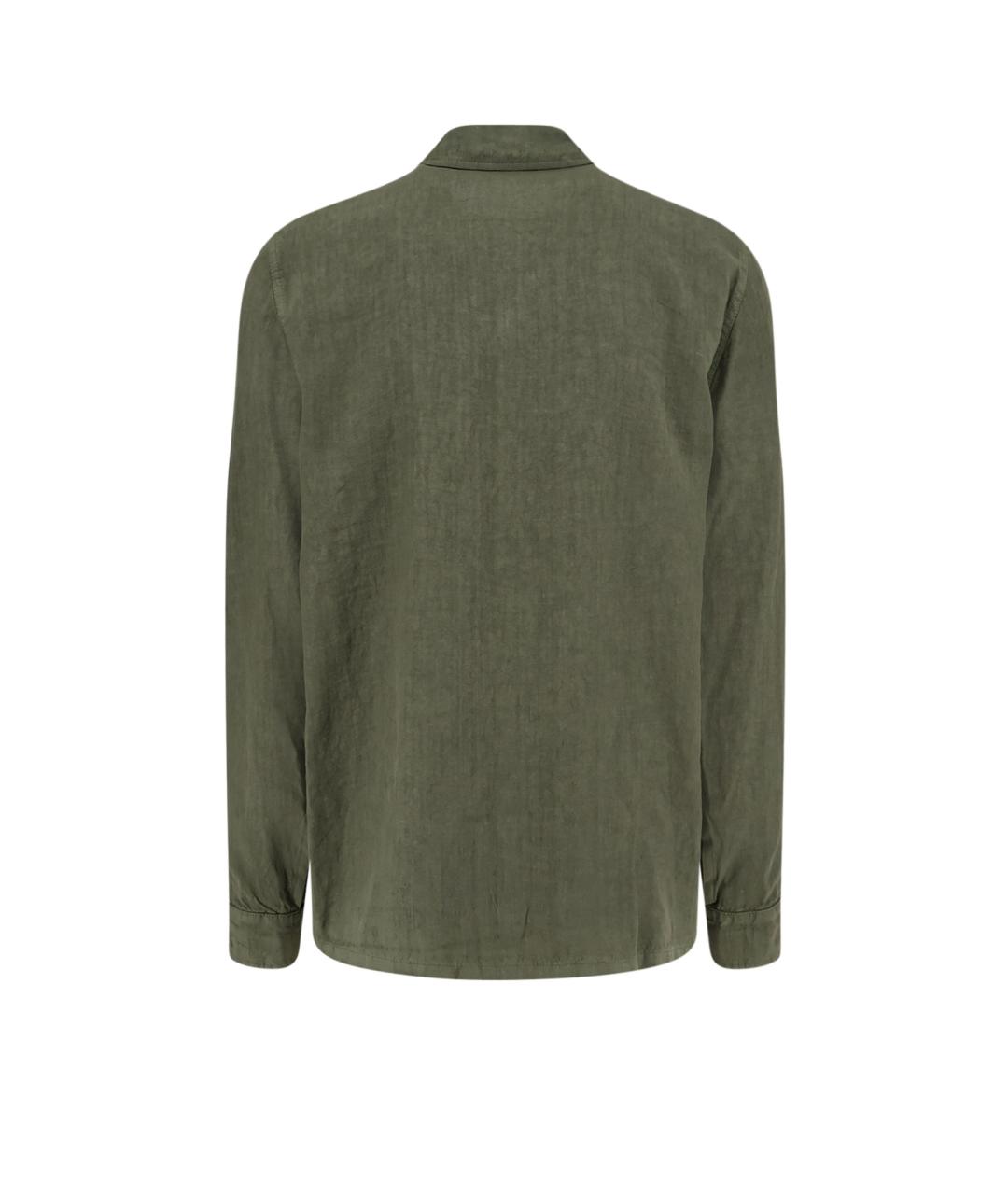 ASPESI Хаки льняная кэжуал рубашка, фото 2