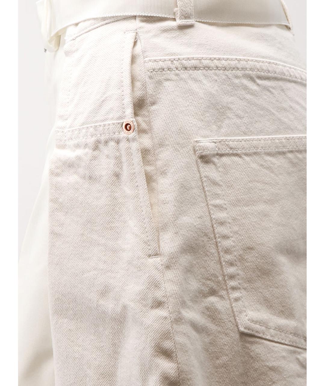 SACAI Бежевые полиэстеровые шорты, фото 3