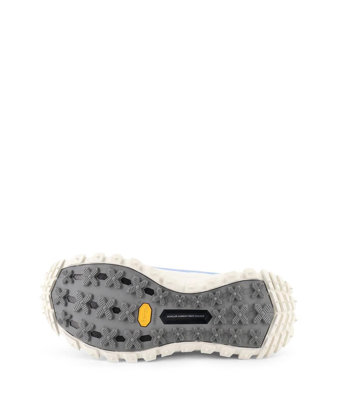 MONCLER Белые низкие кроссовки / кеды, фото 4